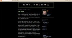 Desktop Screenshot of bunniesinthetunnel.blogspot.com