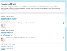 Tablet Screenshot of governobrasil.blogspot.com