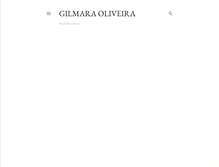 Tablet Screenshot of gilmara-oliveira.blogspot.com