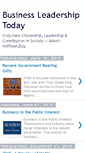 Mobile Screenshot of businessleadershiptoday.blogspot.com