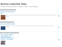 Tablet Screenshot of businessleadershiptoday.blogspot.com