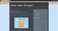 Desktop Screenshot of freegameblogger.blogspot.com