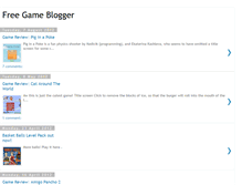 Tablet Screenshot of freegameblogger.blogspot.com