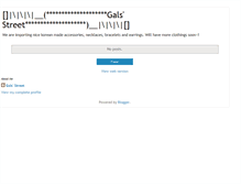 Tablet Screenshot of gals-street.blogspot.com