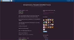 Desktop Screenshot of highvoltagecosmetics.blogspot.com