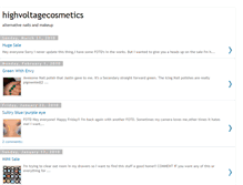 Tablet Screenshot of highvoltagecosmetics.blogspot.com