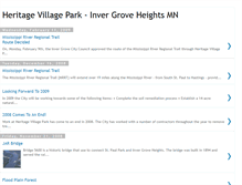 Tablet Screenshot of heritagevillagepark.blogspot.com