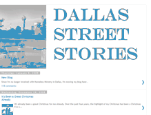 Tablet Screenshot of dallasstreetstories.blogspot.com