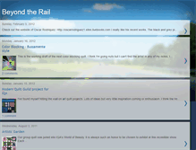 Tablet Screenshot of beyondtherail2010.blogspot.com