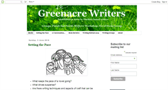 Desktop Screenshot of greenacrewriters.blogspot.com