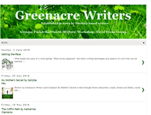 Tablet Screenshot of greenacrewriters.blogspot.com
