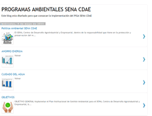 Tablet Screenshot of programasambientalescdae.blogspot.com