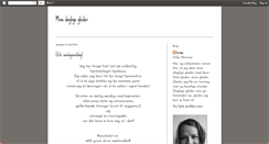 Desktop Screenshot of minedagligegleder.blogspot.com