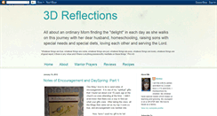 Desktop Screenshot of 3dreflections.blogspot.com