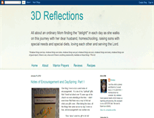 Tablet Screenshot of 3dreflections.blogspot.com