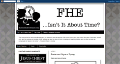 Desktop Screenshot of fheisntitabouttime.blogspot.com