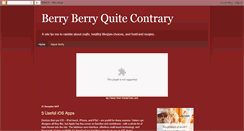 Desktop Screenshot of berryberryquitecontrary.blogspot.com