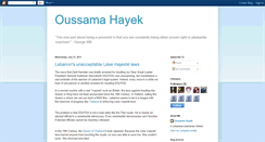 Desktop Screenshot of oussama-hayek.blogspot.com