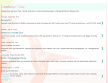 Tablet Screenshot of lembaran-ilmu.blogspot.com