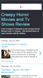 Mobile Screenshot of creepymovies-tvshows-review.blogspot.com