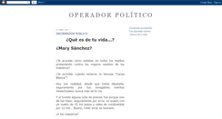 Desktop Screenshot of operadorpolitico.blogspot.com