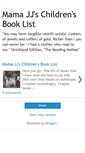 Mobile Screenshot of mamajjschildrensbooklist.blogspot.com