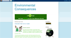 Desktop Screenshot of environmentimpacts.blogspot.com