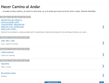 Tablet Screenshot of hacercaminoalandar-1--2.blogspot.com