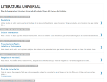 Tablet Screenshot of literaturauniversalelcarmen.blogspot.com