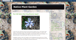 Desktop Screenshot of nativegardenccsf.blogspot.com