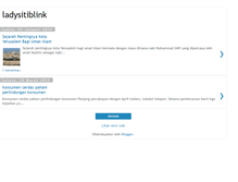 Tablet Screenshot of ladysitiblink.blogspot.com
