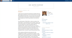 Desktop Screenshot of enestoestoy.blogspot.com