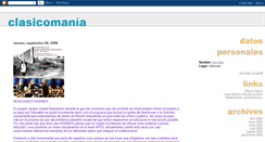 Desktop Screenshot of clasicomania.blogspot.com