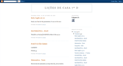 Desktop Screenshot of licoesdecasa7d.blogspot.com