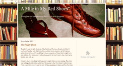 Desktop Screenshot of amileinmyredshoes.blogspot.com