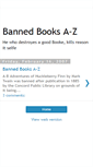 Mobile Screenshot of bannedbooks-a-z.blogspot.com