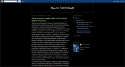 Desktop Screenshot of majasmrekar.blogspot.com