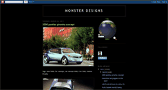 Desktop Screenshot of monstesrdesigns.blogspot.com