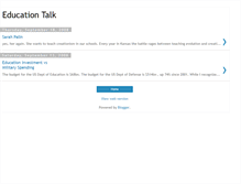 Tablet Screenshot of edublogtalk.blogspot.com