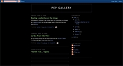 Desktop Screenshot of pepgallery.blogspot.com