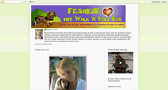 Desktop Screenshot of frankiethewalknrolldog.blogspot.com