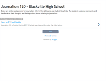 Tablet Screenshot of journalismblackville.blogspot.com