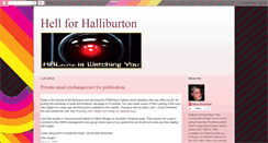 Desktop Screenshot of halliburtonhell.blogspot.com