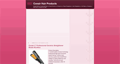 Desktop Screenshot of conairhairproducts.blogspot.com