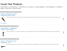 Tablet Screenshot of conairhairproducts.blogspot.com