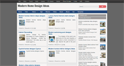 Desktop Screenshot of modern-home-design-ideas.blogspot.com