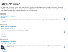 Tablet Screenshot of internetsmagic.blogspot.com