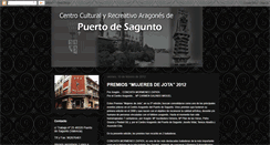 Desktop Screenshot of centroaragonespuertosagunto.blogspot.com