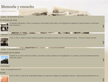 Tablet Screenshot of memoriayensueno.blogspot.com