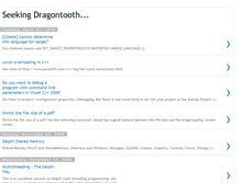 Tablet Screenshot of dragontooth.blogspot.com